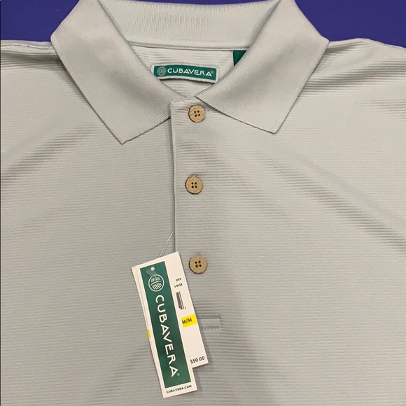 Cubavera Men’s Short Sleeve Polo! NEW NEVER WORN! - Picture 2 of 7